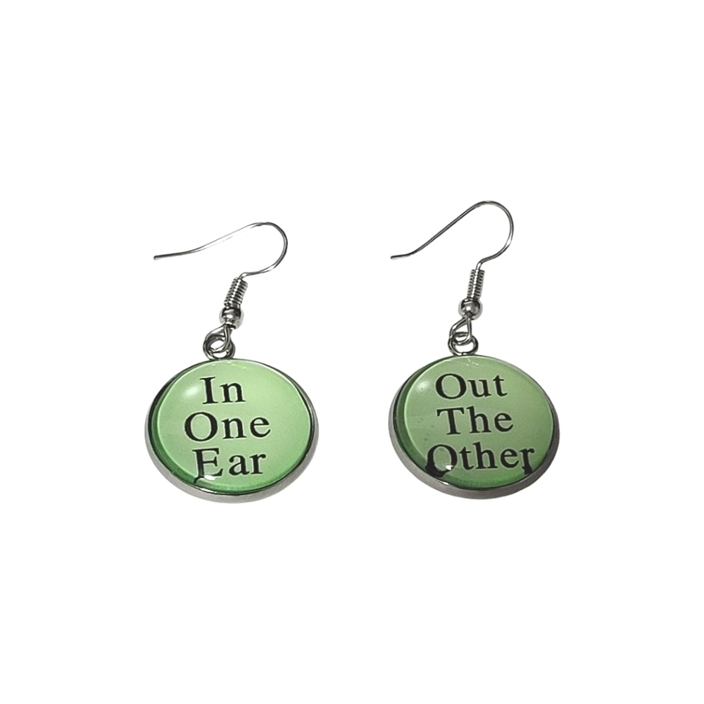 Humorous Statement Earrings - Picture 4 of 4